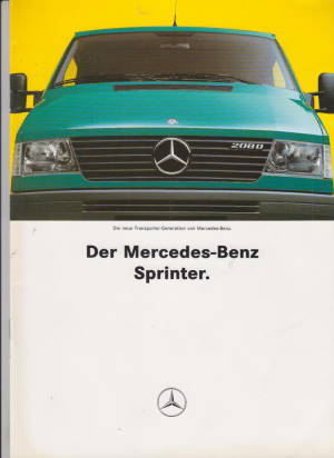 Mercedes Sprinter Autoprospekt 1995 -7742