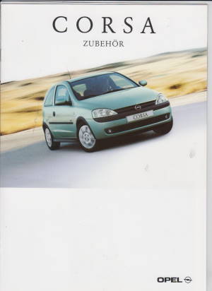 Opel Corsa Prospekt Zubehör -7771