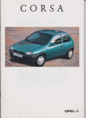 Opel Corsa Autoprospekt 1993 - 7773