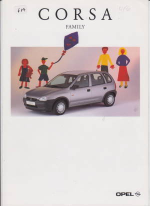 Opel Corsa Family Auto-Prospekt 1996 Archiv  -7774