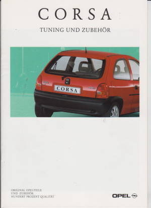 Opel Corsa Prospekt Zubehör 1993 - 7761