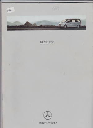 Mercedes V-Klasse Prospekt 1999 aus Archiv