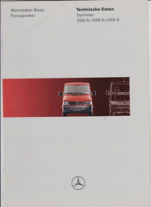 Mercedes Sprinter Prospekt Technik 1995 - 7815