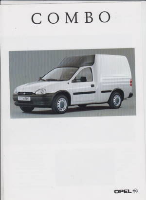 Opel Combo Autoprospekt 1993 . 7843