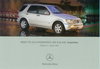 Mercedes M-Klasse Inspiration Preisliste 5.8.2002