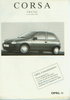 Opel Corsa Preisliste 6. November 1993