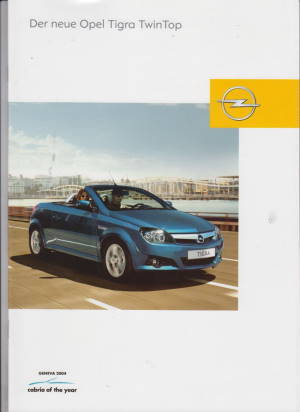 Opel Tigra Twin Top Prospekt 8-2004