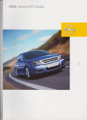 Opel Vectra GTS Turbo Autoprospekt März 2003 - 7892