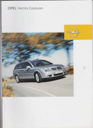 Opel Vectra Caravan Autoprospekt 2003 - 7886