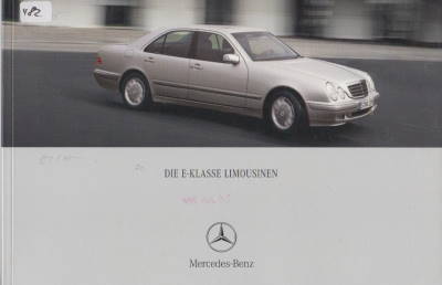 Mercedes E Klasse Limousine Prospekt 3-2000