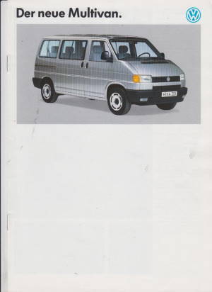 VW Multivan Prospekt 9 - 1991 - 7923