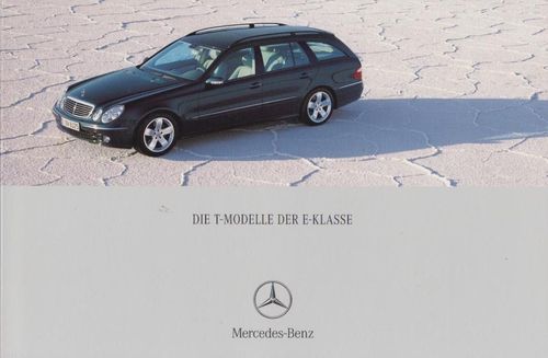 Mercedes E-Klasse T-Modell Autoprospekt 10 - 2004