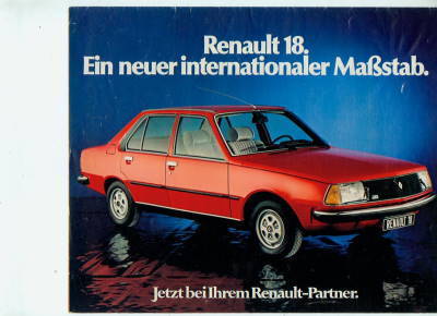 Renault 18 Prospekt 1979 7991