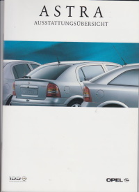 Opel Astra Autoprospekt 1999