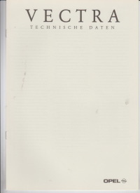 Opel Vectra Prospekt Technik 9 - 1992 - 8052