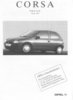 Opel Corsa Preisliste Januar 1994