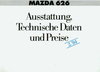 Mazda 626 Preisliste  Technik Februar 1984