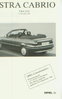 Opel Astra Cabrio Preisliste 6. November  1993