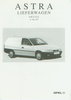 Opel Astra Lieferwagen Preisliste 14. Mai 1997