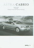 Opel Astra Cabrio Preisliste 8. Juni 2001