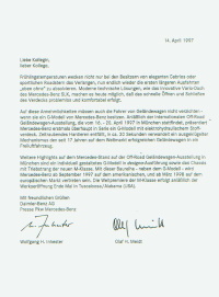 Mercedes Benz Presseinformation 1997 G-Modell