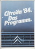 Citroen PKW Programm 1984 - 8149*