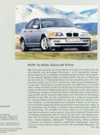 BMW 3er Presseinformation aus 2000 - 8152