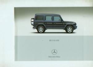 Mercedes Benz G-Klasse G 500 Prospekt 2000