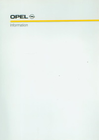 Opel Pressemappe 1996 - Astra Tigra Omega -8410