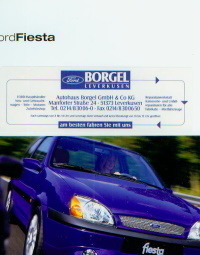 Ford Fiesta Autoprospekt 2000 - 8468