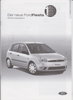 Ford Fiesta 1st Preisliste April  2002 - 8474