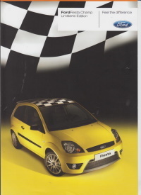 Ford Fiesta champ Limitierte Edition Prospekt 2007 - 8475