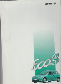 Opel Corsa Eco 3 Pressemappe 1995 - 8490