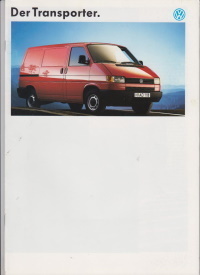 VW Transporter Bus T4 Autoprospekt 1991 - 8552