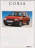 Opel Corsa Autoprospekt aus 1992 - 8574