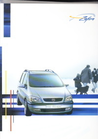 Opel Zafira - umfangreiche Pressemappe 1999 - 8612