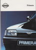 Nissan Primera schöner Autoprospekt 1991