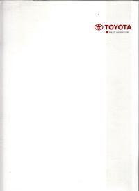 Toyota Land Cruiser J9 Pressemappe 1996