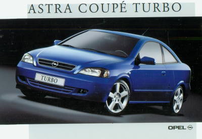 Opel Astra Coupé Turbo Prospekt Mai 2000 -8712