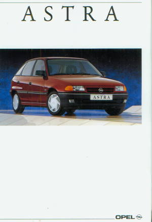 Opel Astra Autoprospekt 1992 -8721