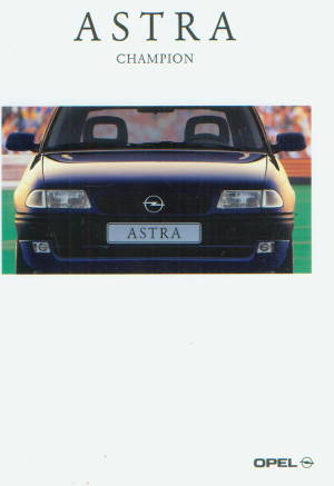 Klasse: Opel Astra Champion Prospekt 1995 -8722