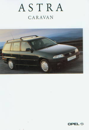 Opel Astra Caravan Prospekt + Preise 1994 -8717
