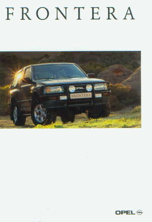 Opel Frontera Autoprospekt 1995 - TOP -8724