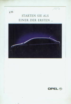 Opel Astra Challenge Prospekt 1997 - Archiv