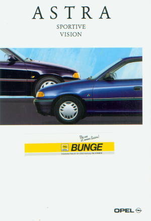 Opel Astra Autoprospekt April 1993