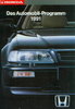 Honda PKW Programm Prospekt 1991 -8742