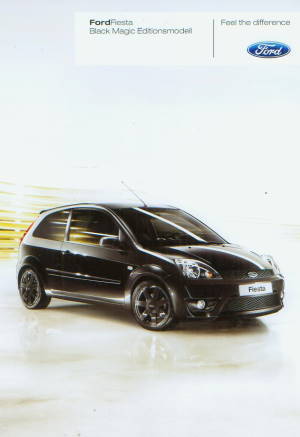 Ford Fiesta Black Magic Autoprospekt 2007