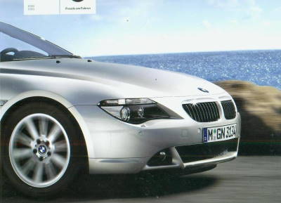 BMW 6er Cabrio und Coupé Autoprospekt 2006 -8796