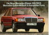 Autoprospekt: Mercedes 190 190E 1983 -8985