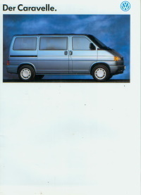 Autoprospekt: VW Caravelle 1992 - 8999